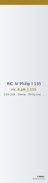 RIC IV Philip I 155 — CANOA