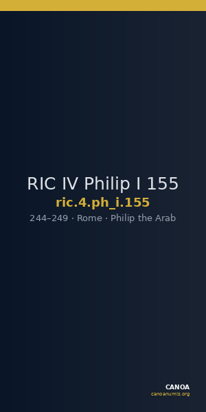 RIC IV Philip I 155 — CANOA