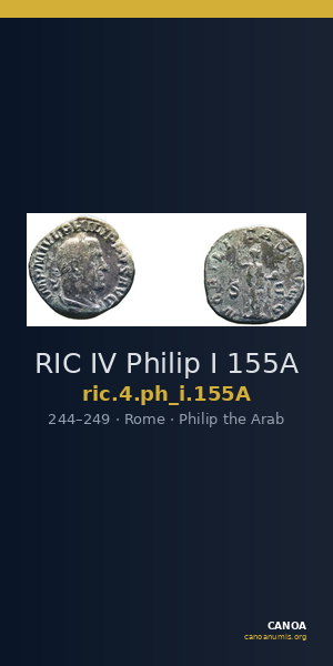 RIC IV Philip I 155A — CANOA