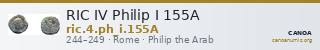 RIC IV Philip I 155A — CANOA