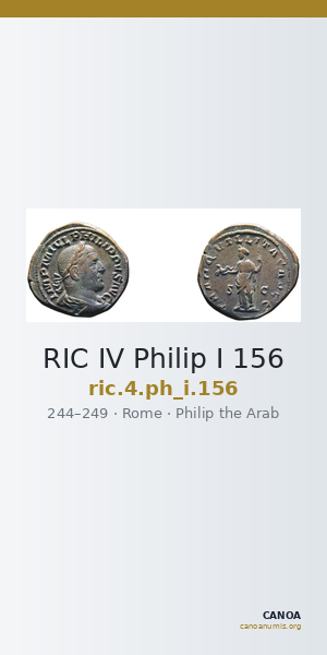 RIC IV Philip I 156 — CANOA