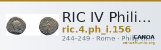 RIC IV Philip I 156 — CANOA