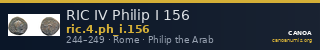 RIC IV Philip I 156 — CANOA