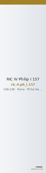 RIC IV Philip I 157 — CANOA