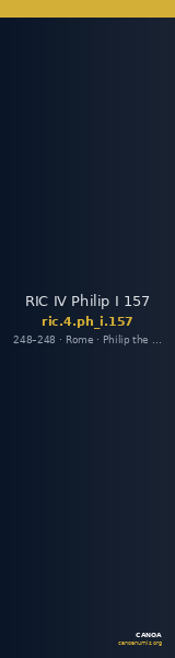 RIC IV Philip I 157 — CANOA