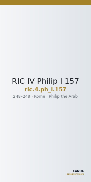 RIC IV Philip I 157 — CANOA