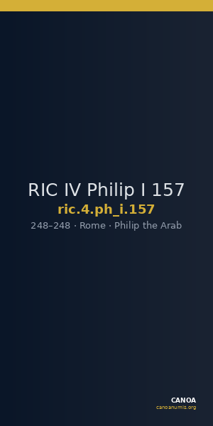RIC IV Philip I 157 — CANOA
