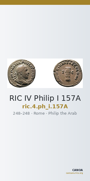 RIC IV Philip I 157A — CANOA