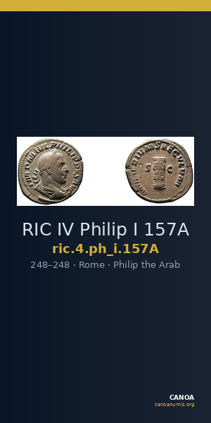 RIC IV Philip I 157A — CANOA