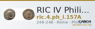 RIC IV Philip I 157A — CANOA