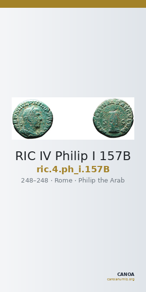 RIC IV Philip I 157B — CANOA