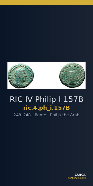 RIC IV Philip I 157B — CANOA
