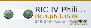 RIC IV Philip I 157B — CANOA