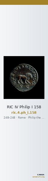 RIC IV Philip I 158 — CANOA