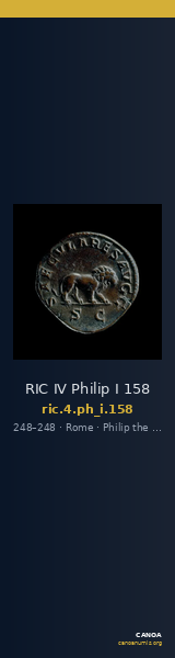 RIC IV Philip I 158 — CANOA