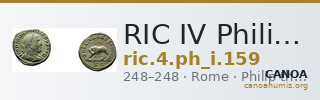 RIC IV Philip I 159 — CANOA