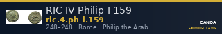 RIC IV Philip I 159 — CANOA