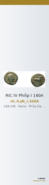 RIC IV Philip I 160A — CANOA