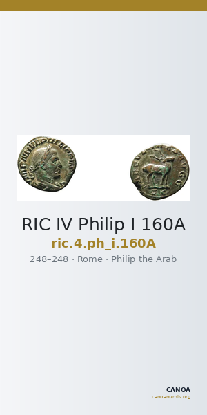 RIC IV Philip I 160A — CANOA