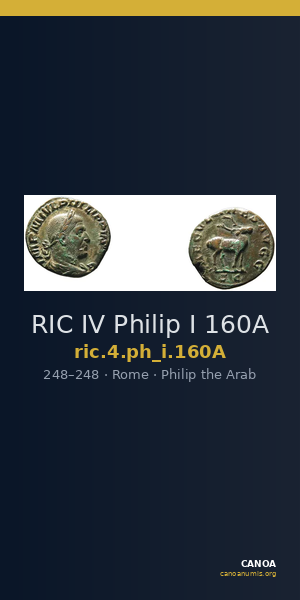 RIC IV Philip I 160A — CANOA