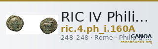 RIC IV Philip I 160A — CANOA