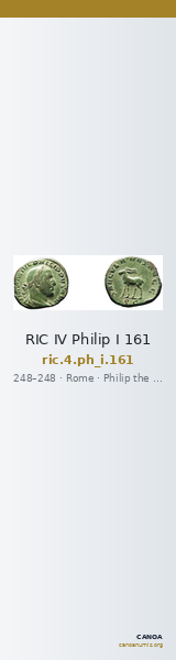 RIC IV Philip I 161 — CANOA