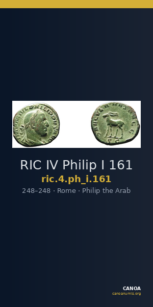 RIC IV Philip I 161 — CANOA