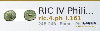 RIC IV Philip I 161 — CANOA