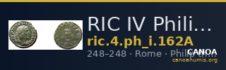RIC IV Philip I 162A — CANOA