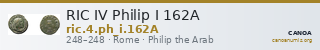 RIC IV Philip I 162A — CANOA