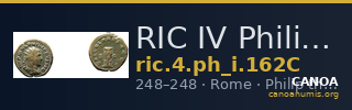 RIC IV Philip I 162C — CANOA