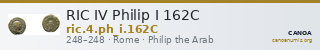 RIC IV Philip I 162C — CANOA