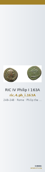 RIC IV Philip I 163A — CANOA