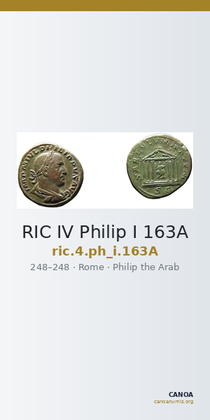 RIC IV Philip I 163A — CANOA
