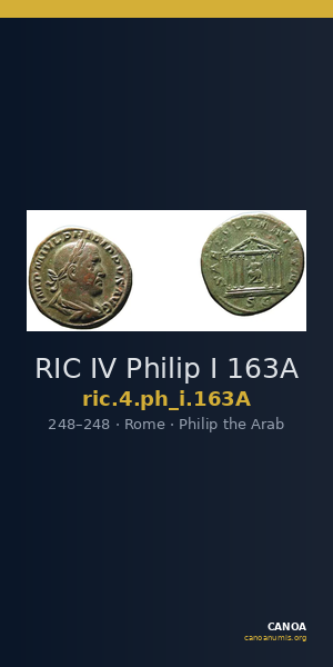 RIC IV Philip I 163A — CANOA