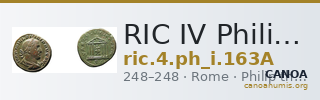 RIC IV Philip I 163A — CANOA