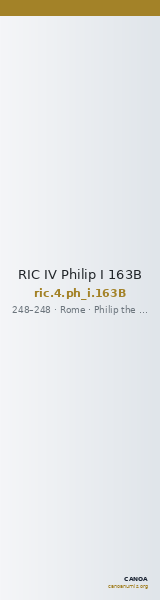 RIC IV Philip I 163B — CANOA