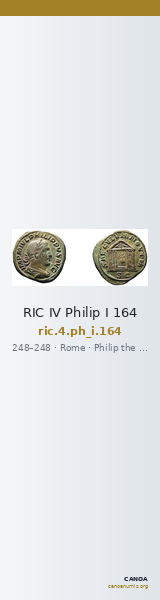 RIC IV Philip I 164 — CANOA