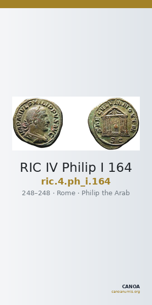 RIC IV Philip I 164 — CANOA