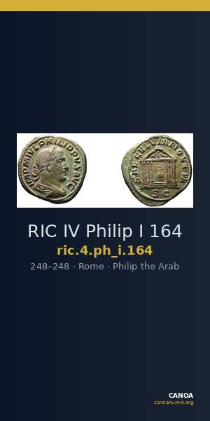 RIC IV Philip I 164 — CANOA