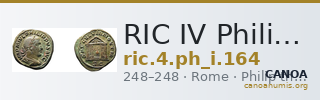 RIC IV Philip I 164 — CANOA