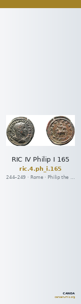 RIC IV Philip I 165 — CANOA