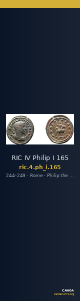 RIC IV Philip I 165 — CANOA