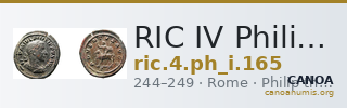 RIC IV Philip I 165 — CANOA