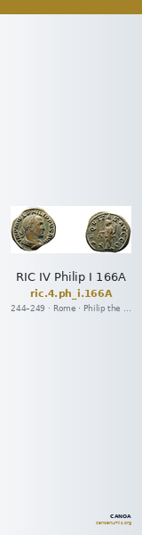 RIC IV Philip I 166A — CANOA