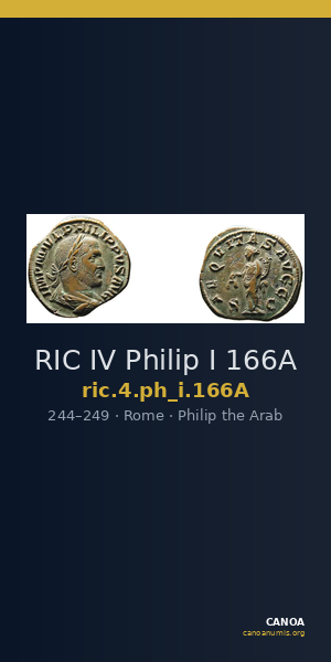 RIC IV Philip I 166A — CANOA