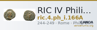 RIC IV Philip I 166A — CANOA
