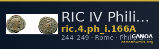 RIC IV Philip I 166A — CANOA