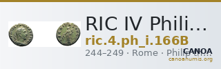 RIC IV Philip I 166B — CANOA