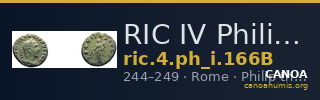 RIC IV Philip I 166B — CANOA